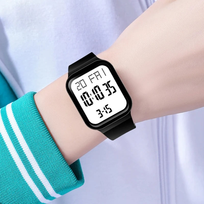 Lasika WF157 Digital Sports Watch – Stylish & Waterproof Timepiece for Men and Women