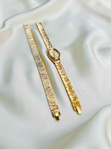 Luxury Zircon Watch & Bracelet