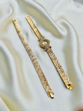 Luxury Zircon Watch & Bracelet