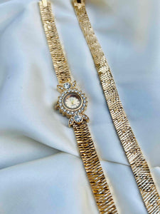 Luxury Zircon Watch & Bracelet